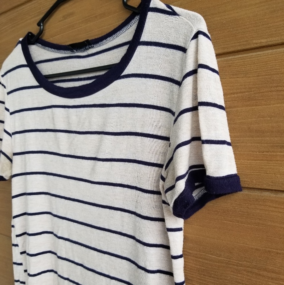 Classic striped casual love J tee - Picture 4 of 6